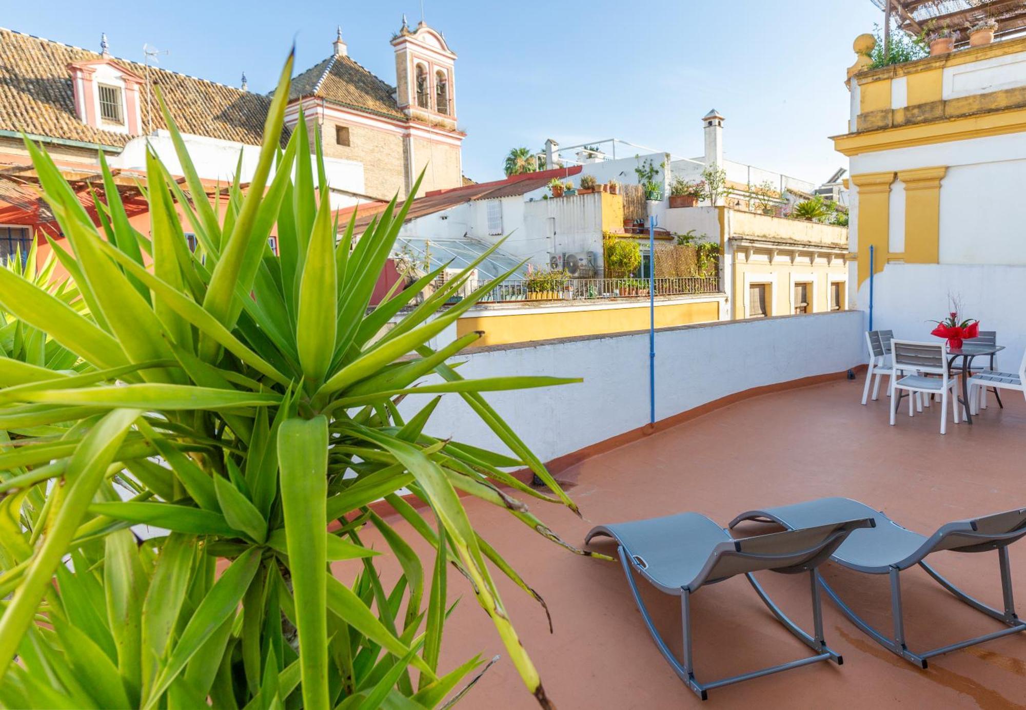 Descubrehome Penthouse Santa Cruz, Private Terrace Seville Exterior photo