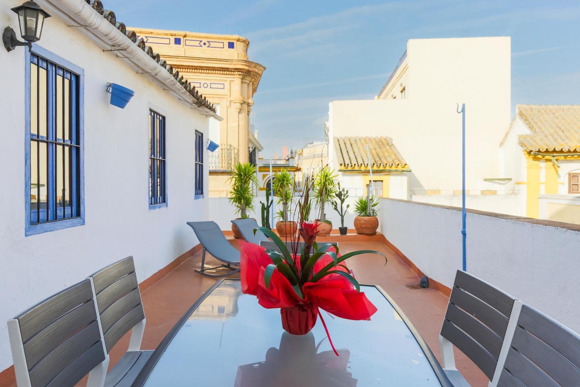 Descubrehome Penthouse Santa Cruz, Private Terrace Seville Exterior photo
